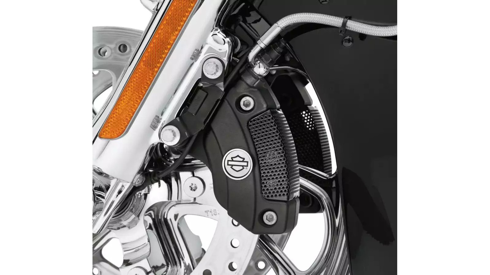 Harley Davidson Bremssattel Locheinsatz Vorn Schwarz