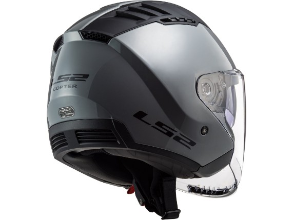 Helm LS2 OF600 Copter Solid Nardo Grey