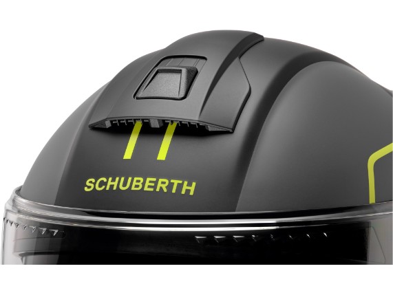 Klapphelm Schuberth C5 Master Yellow Schwarz Gelb Matt