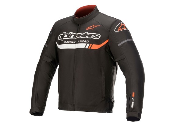 Jacke T SPS Ignition Waterproof Black White Red Fluo