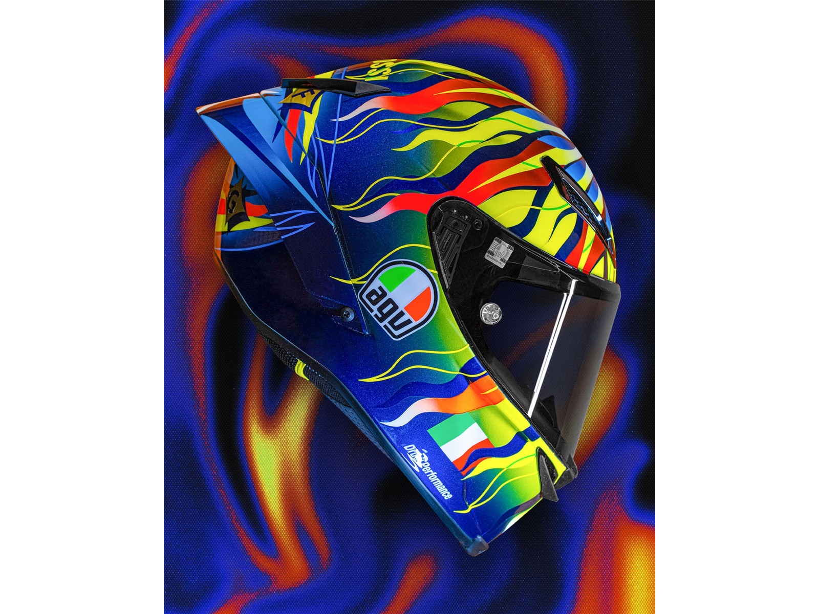 AGV Pista GP RR Soleluna 2025 Limited Edition Helm E2206 Valentino