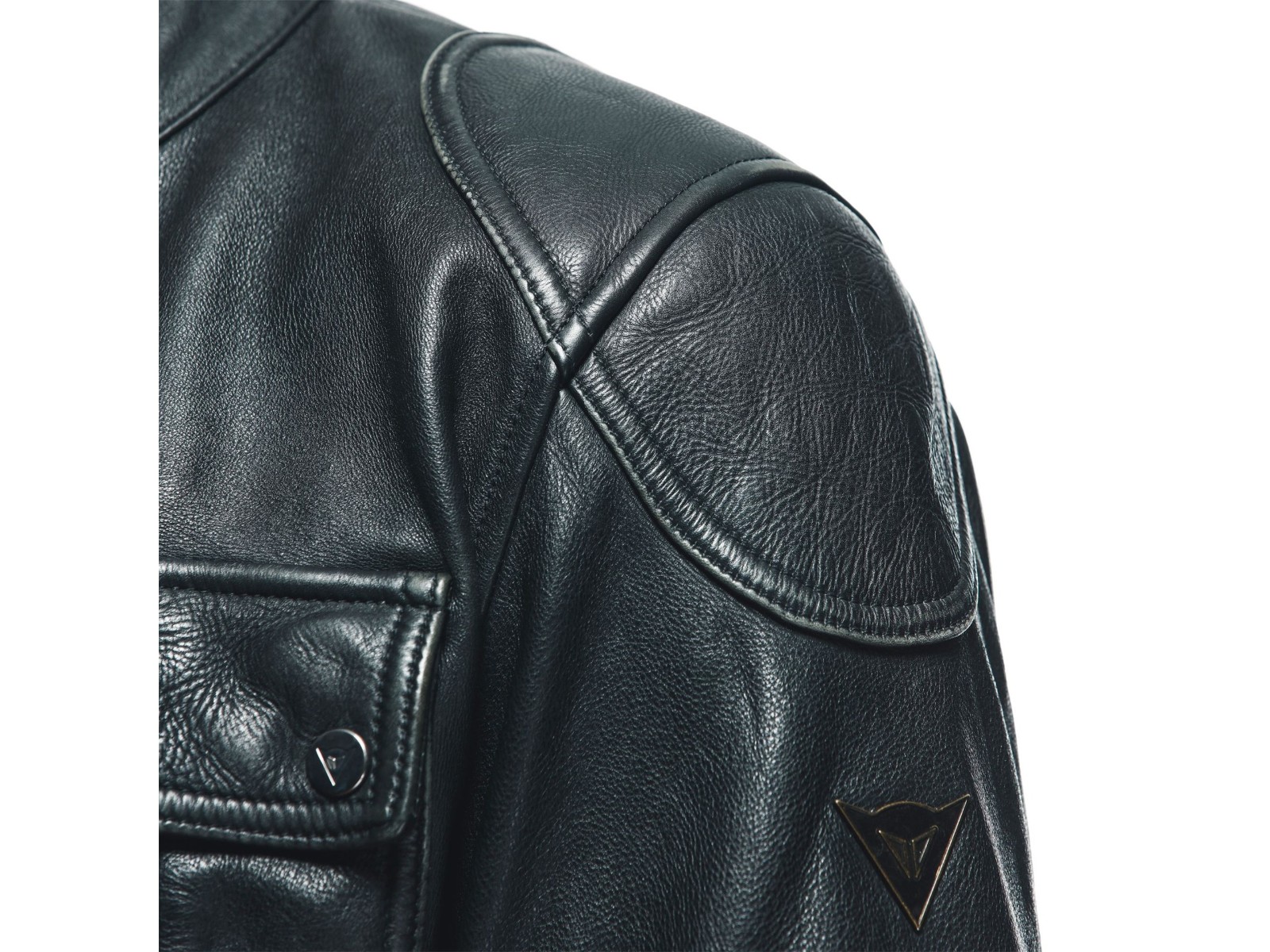 Atlas leather jacket black