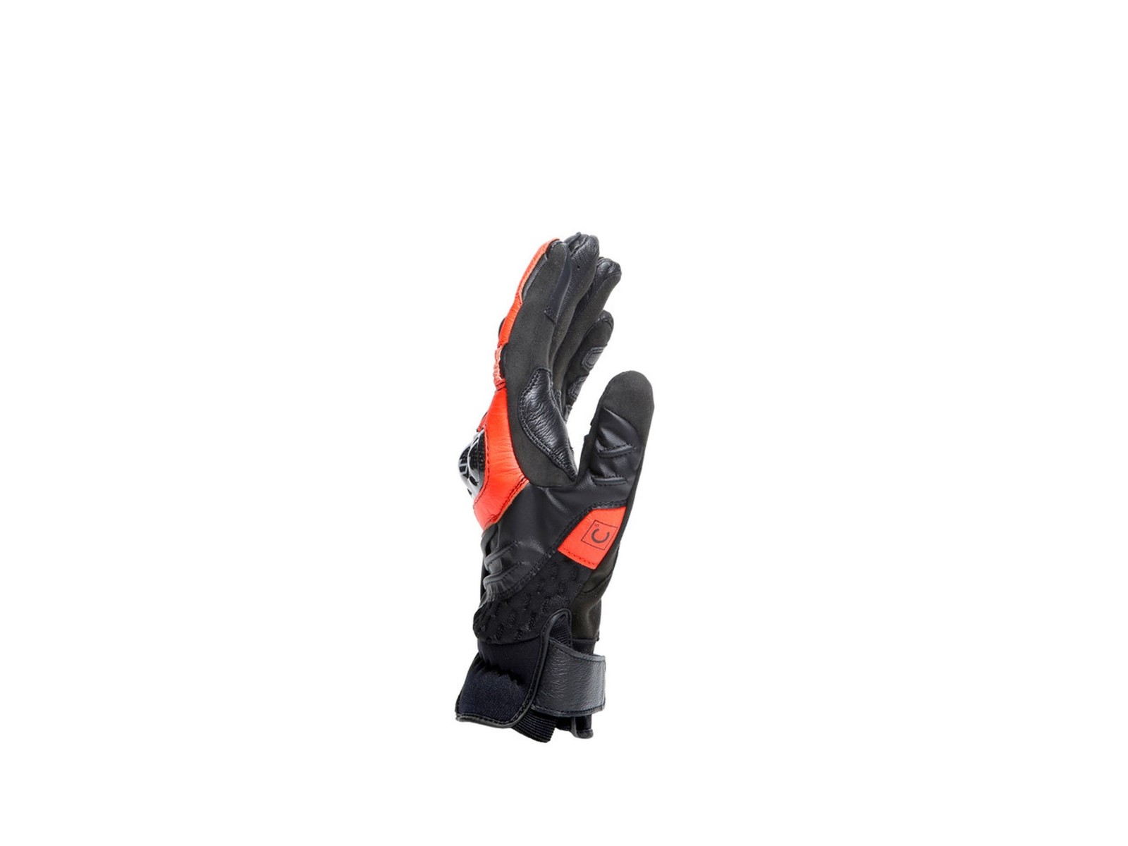 Dainese Carbon 4 Short Gloves Black / Red-fluo