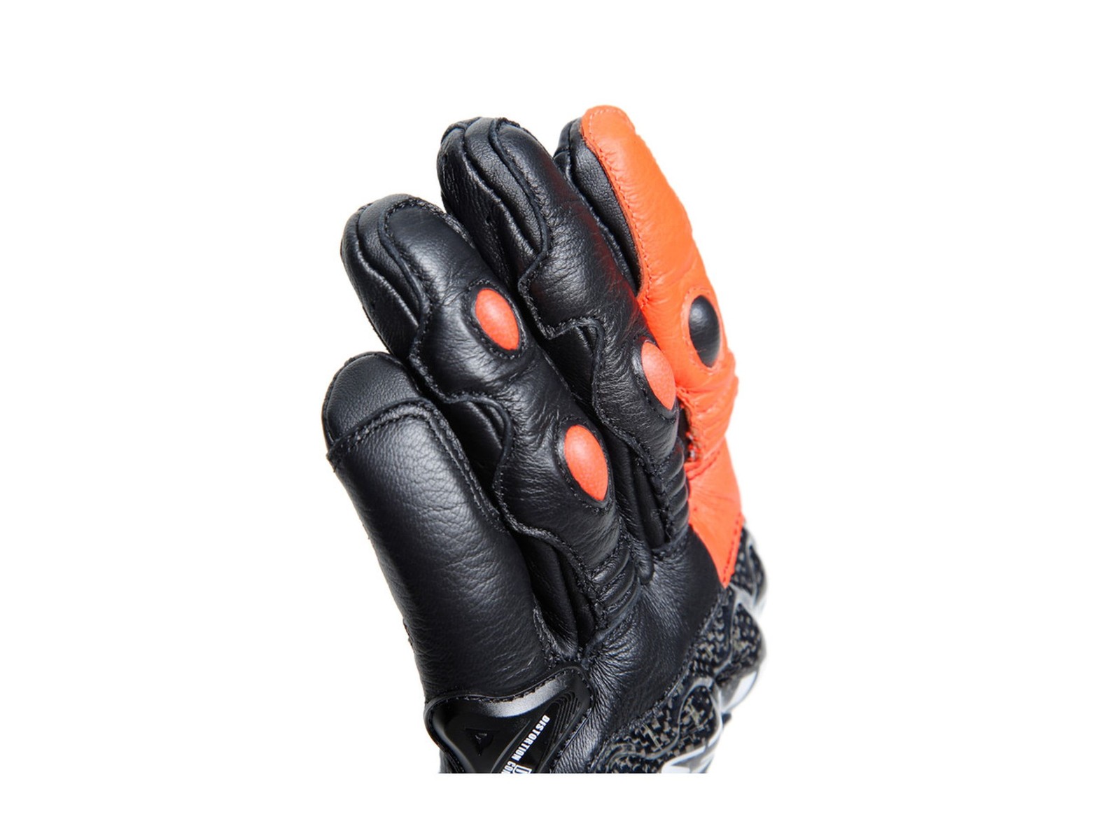 Dainese Carbon 4 Short Gloves Black / Red-fluo