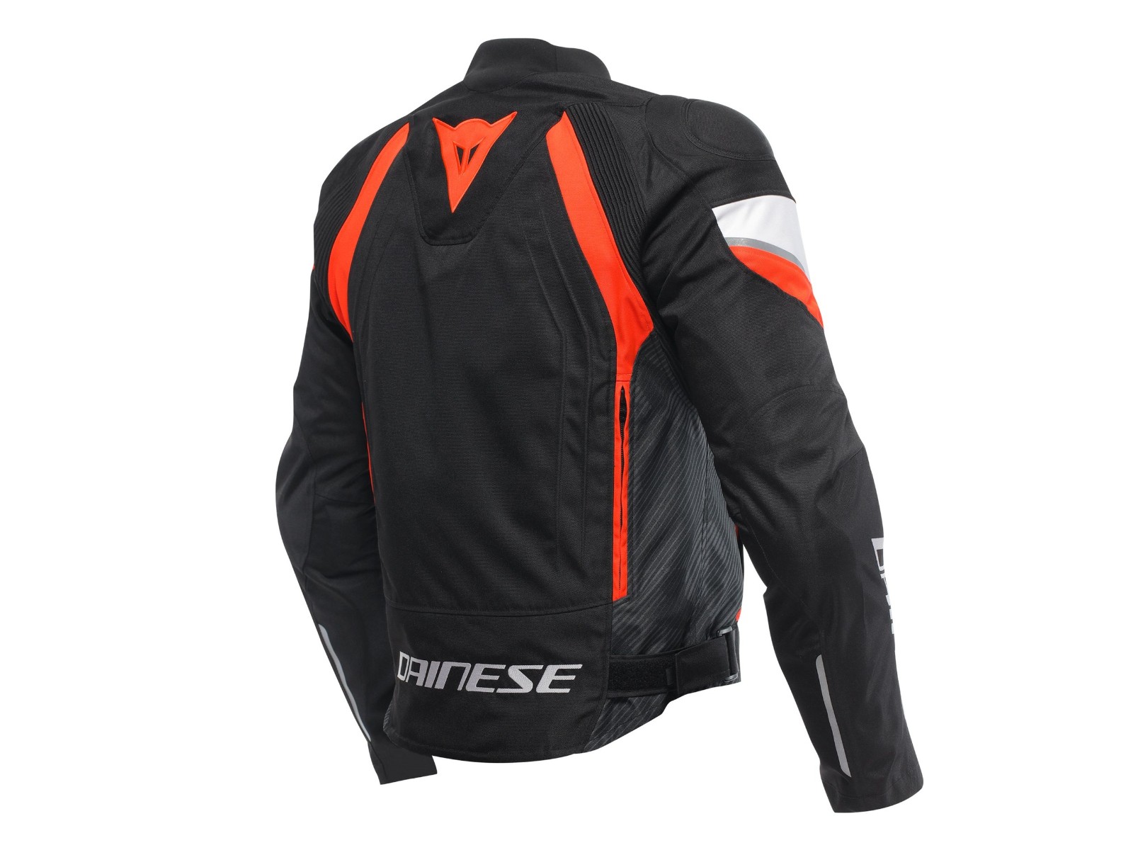 Dainese Avro Tex Jacket motorcycle black/fluo-red/white