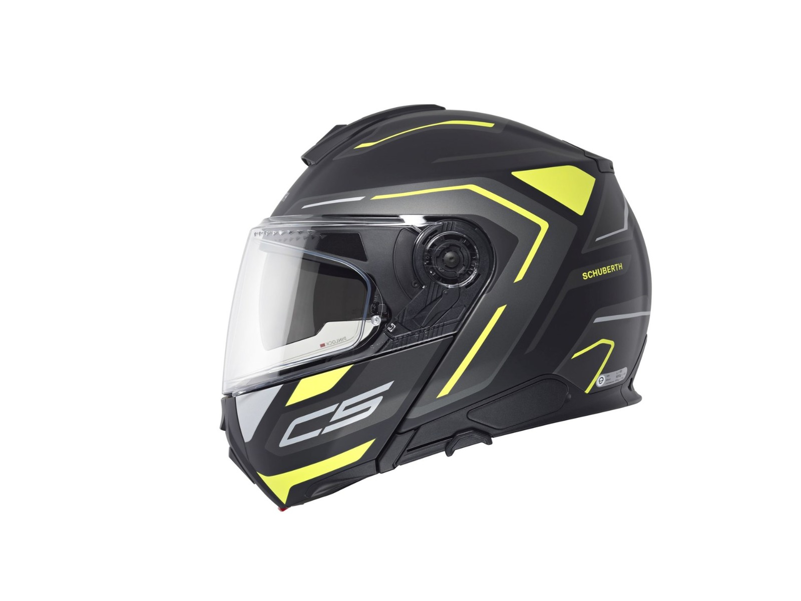 Schuberth C5 Omega Yellow Flip Up Helmet