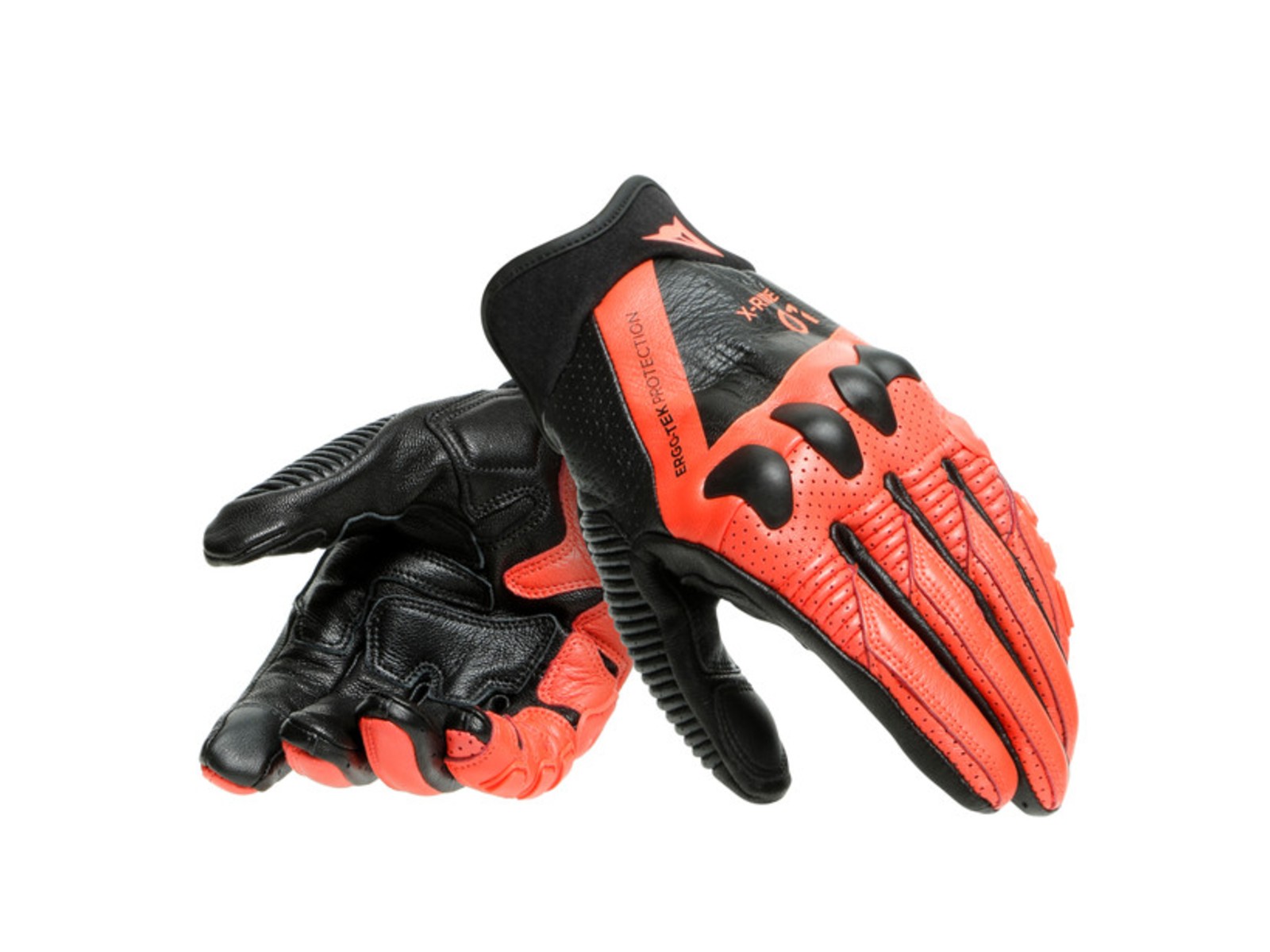 Dainese X-Ride Gloves Black/Fluo-Red