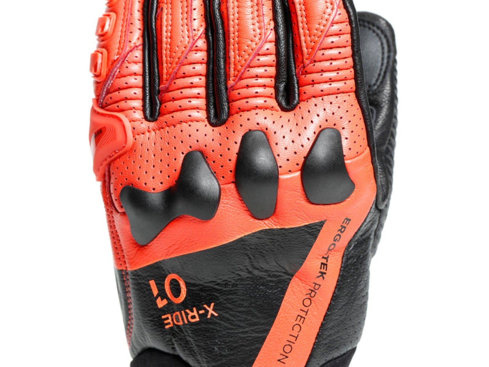 Dainese X-Ride Gloves Black/Fluo-Red
