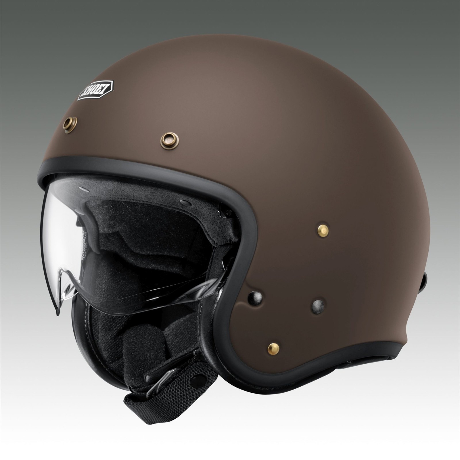 Shoei J.O 2 / JO 2 jet helmet matt braun