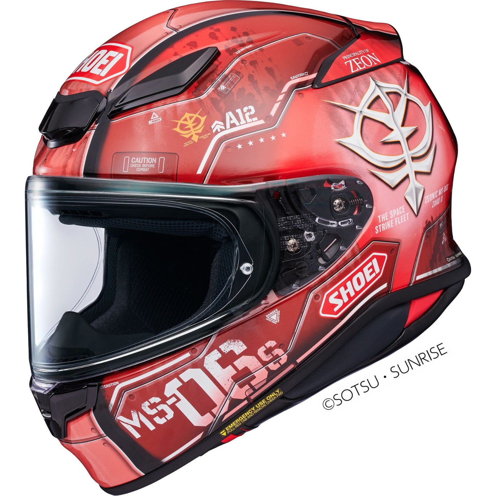 Shoei NXR 2 Char's Zaku 2 TC-1 Sport Helmet