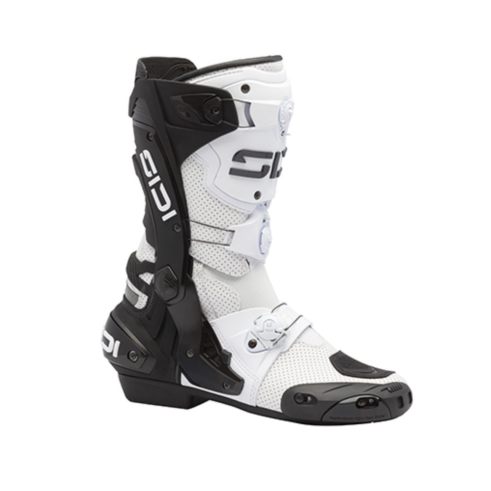 Sidi Rex AIR Racing Boots White Black