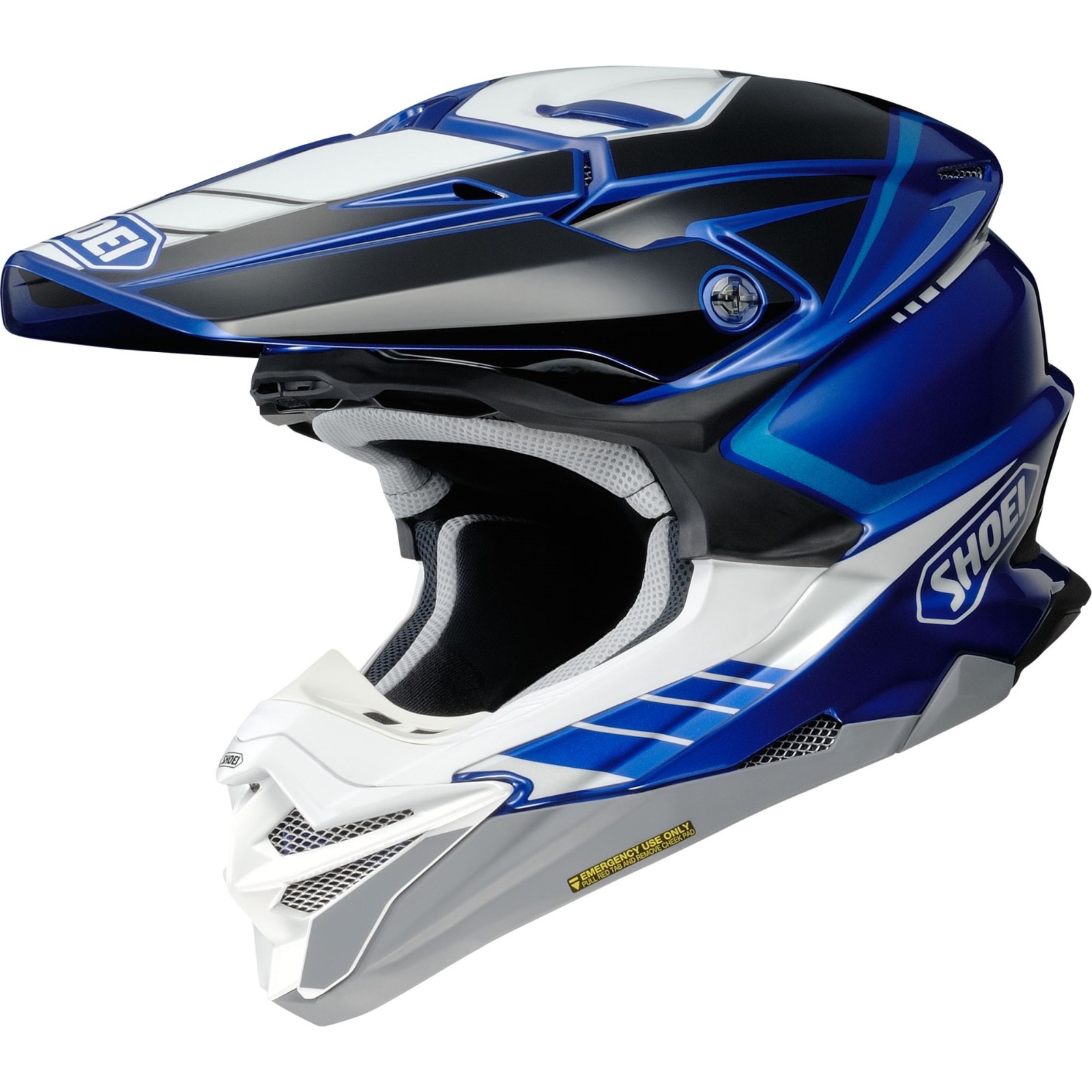 Shoei VFX-WR 06 Jammer TC-2 blau Helm MX Cross Enduro 