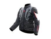 Dainese Carve Master 4 GTX Gore Tex Touring Motorrad Jacke wassedicht Ebony/Schwarz/Rot