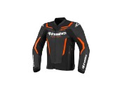 Alpinestars GP Force V2 Lederjacke schwarz/neon-rot