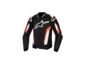 Alpinestars T-GP Air Textil Jacke Sommer schwarz/neon-rot