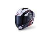 Alpinestars S-R7 Core Helm ECE06/DOT Black White Red Glossy schwarz/weiss/rot