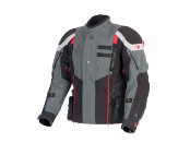 Stadler Fearless Pro 3-Lagen Gore-Tex Jacke schwarz/grau/rot wasserdicht