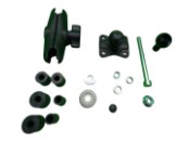 SW-Motech Navigations / GPS Halter mit Kugelklemme für Steuerkopfrohr 12,5 - 25 mm 1 Zoll Kugel RAM