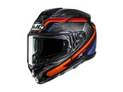 HJC F72 Carbon Kairo MC-8 orange Integral Helm mit Sonnenblende