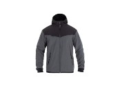 John Doe Hoodie V3 Softshell Rip Stop Grey/Black grau/schwarz Motorrad Hoodie mit Kapuze