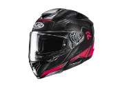 HJC RPHA 72 Carbon Fynex MC-1 rot Integral Helm mit Sonnenblende