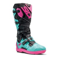 Sidi Crossfire 3 SRS Stiefel Motocross Enduro SuperMoto Black/Mint/Pink