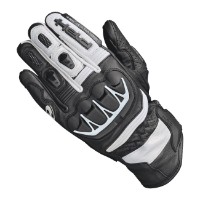 Held Misawa Leder Handschuhe kurz Schwarz/Weiss