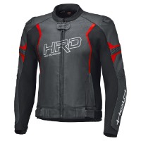 Held Street Rocket 4 Top Lederjacke schwarz/neon-rot