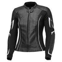 Held Debbie 3 Top Damen Motorrad Lederjacke Schwarz/Weiß