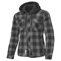 Held Lumberjack 2 Flanell Hemd grau Motoshirt