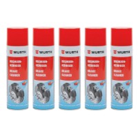 Würth brake cleaner Set of 5 cans (500ml each)
