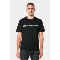 Alpinestars Linear Wordmark 2.0 CSF Tee T-Shirt schwarz/grau/rot