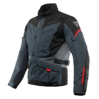 Tempest 3 D-Dry Touren Motorrad Jacke wasserdicht ebony/schwarz/rot