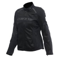 Dainese Air Frame 3 Lady Tex Motorrad Sommer Jacke Schwarz/Schwarz/Schwarz