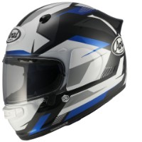 Arai Quantic Supra Blau Motorrad Helm schwarz/weiss/blau