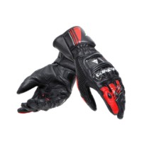 Dainese Druid 4 Handschuhe Schwarz/lava-Rot/Weiß