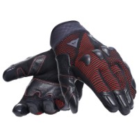 Dainese Unruly Ergo-Tek Handschuhe schwarz/neon-rot