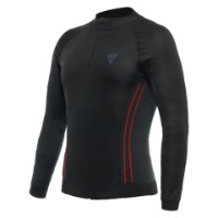 Dainese No Wind Thermo LS Shirt schwarz/rot Funktionsshirt lang warm Windstop
