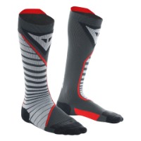 Dainese Thermo Long Socks schwarz/rot Motorrad Socken Winter warm