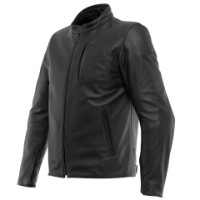 Dainese Fulcro Motorrad Lederjacke Schwarz