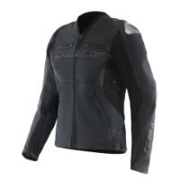 Dainese Racing 5 Women Lederjacke Schwarz/Schwarz