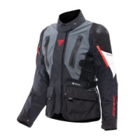 Dainese Carve Master 4 GTX Gore Tex Damen Jacke wasserdicht Ebony/Schwarz/Rot