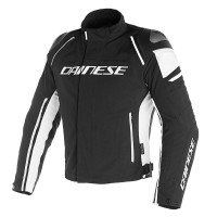Dainese Racing 3 D-Dry Jacke schwarz/weiß
