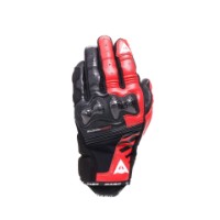Dainese Reacto Carbon Short Handschuhe schwarz/rot-lava