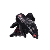 Dainese Reacto Carbon Short Women / Lady Handschuhe schwarz/pink-fluo