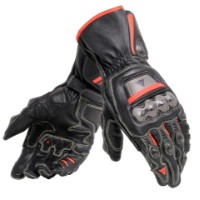 Dainese Full Metal 6 Handschuhe schwarz/rot-fluo