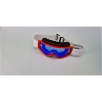 Goggle Primal Glas: blue chr work Rot/Blau
