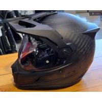 Klim Krios Pro Carbon ECE / DOT matt black adventure helmet