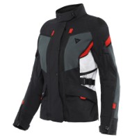 Dainese Carve Master 3 Lady GTX Jacke schwarz/ebony/rot wasserdicht