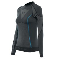 Dainese Dry LS Lady Shirt Funktions-Shirt schwarz/blau Sommer